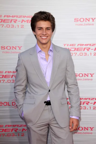Billy Unger at "The Amazing Spiderman" World Premiere, Village Theater, We — Stock Photo, Image