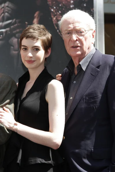 Anne Hathaway, Michael Caine —  Fotos de Stock