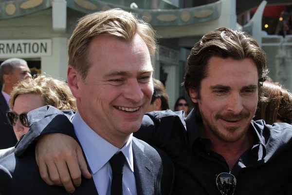Christopher Nolan, Christian Bale — Stok fotoğraf