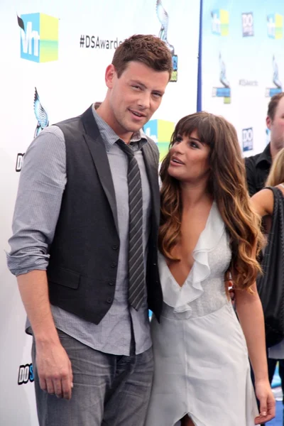 Monteith Cory, lea michele — Fotografia de Stock