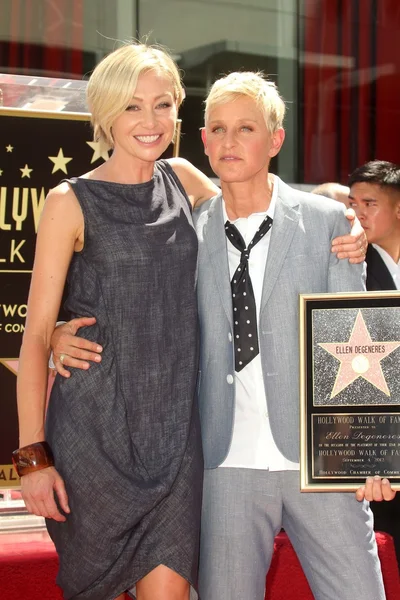 Portia de Rossi, Ellen Degeneres — Stockfoto