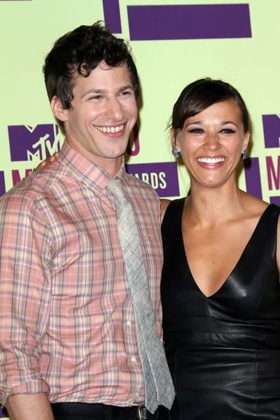 Andy sandberg i rashida jones — Zdjęcie stockowe