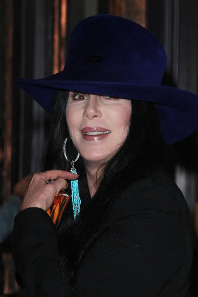 Cher op de openingsavond "boek van mormon" los angeles, pantages — Stockfoto