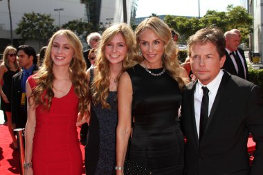 Michael j. fox, tracy pollan ve aile