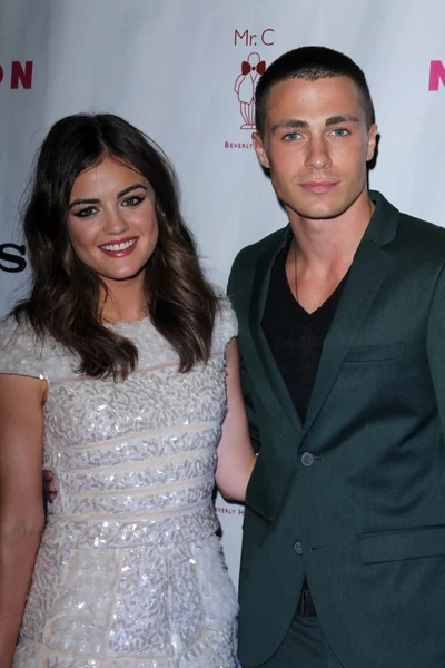 Lucy Hale, Colton Haynes — Stockfoto