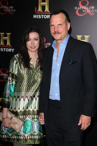 Bill Paxton and wife — Stock Photo, Image