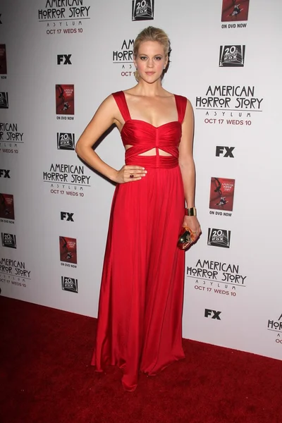 Georgia King alla prima proiezione di FXs American Horror Story Asylum, Paramount Theater, Hollywood, CA 10-13-12 — Foto Stock