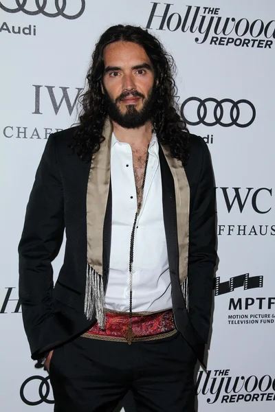 Russell Brand en Reel Stories Real Lives presentado por The Motion Picture and Television Fund, Milk Studios, Los Angeles, CA 10-20-12 — Foto de Stock