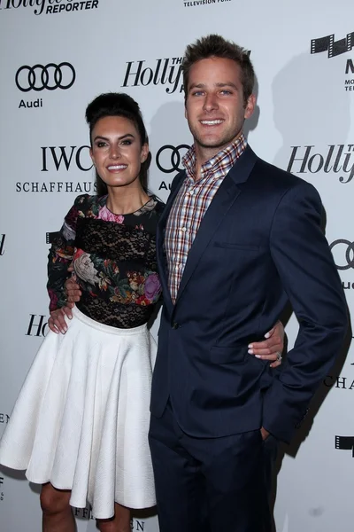 Elizabeth Chambers, Armie Hammer at Reel Stories Real Lives apresentado por The Motion Picture and Television Fund, Milk Studios, Los Angeles, CA 10-20-12 — Fotografia de Stock