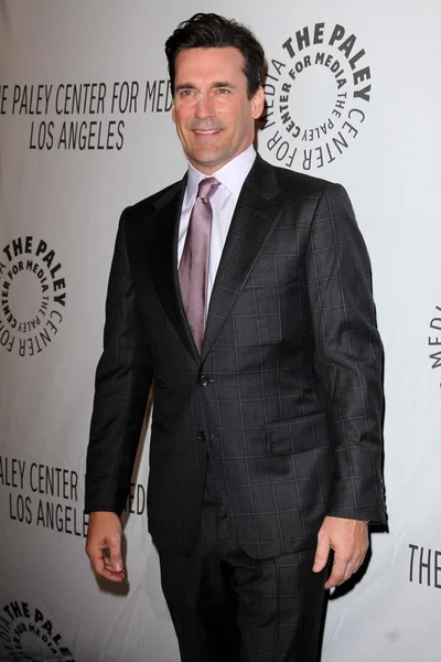 Jon Hamm en el Paley Center Annual Los Angeles Benefit, The Lot, West Hollywood, CA 10-22-12 — Foto de Stock