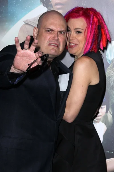 Andy Wachowski, Lana Wachowski no Cloud Atlas Los Angeles Premiere, Chinese Theatre, Hollywood, CA 10-24-12 — Fotografia de Stock