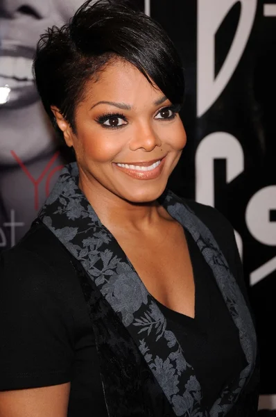 Janet Jackson Assinatura do livro — Fotografia de Stock