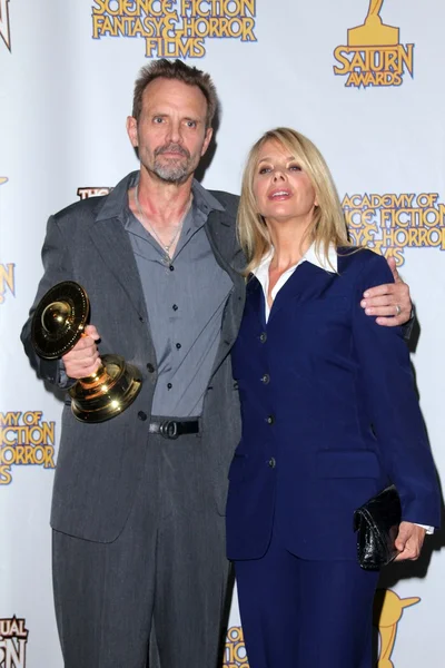 Michael Biehn, Rosanna Arquette at the 37th Annual Saturn Awards Press Roo — Stockfoto
