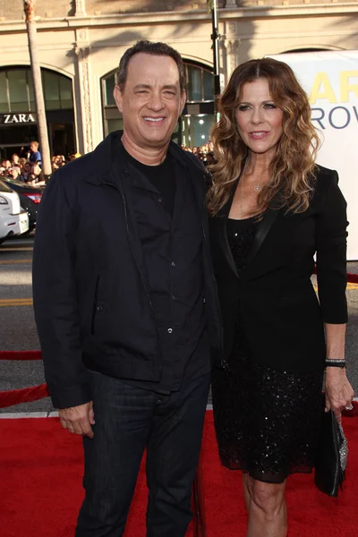 Tom hanks i rita wilson — Zdjęcie stockowe