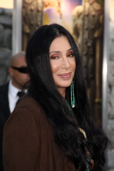 Cher op de première van "dierenverzorger" — Stockfoto