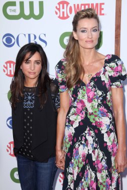Pamela Adlon, Natascha Mcelhone Cbs, Cw ve Showtime Tca parti,