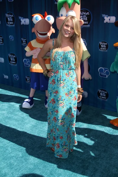 Kelli Goss no Disneys Phineas e Ferb 2nd Dimension Movie Premiere, El Capitan Theater, Hollywood, CA. 08-03-11 — Fotografia de Stock
