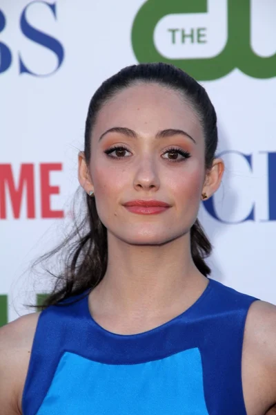 Emmy Rossum at the CBS, The CW And Showtime TCA Party, The Pagoda, Beverly — Stock fotografie