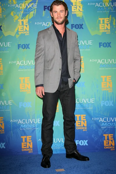 Chris Hemsworth at the 2011 Teen Choice Awards, Universal Amphitheater, Un — Stock Photo, Image