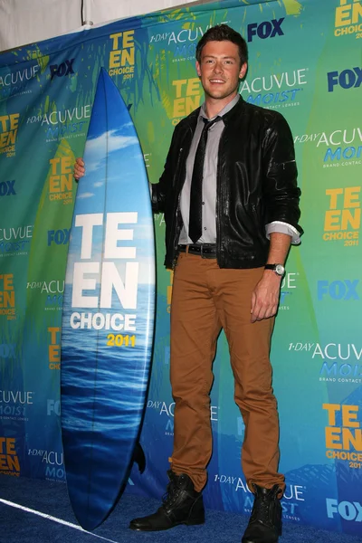 Cory monteith bei den teen choice awards 2011, universelles amphitheater, univ — Stockfoto