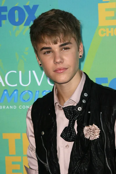 Justin bieber på 2011 teen choice awards, universal amfiteater, univ — Stockfoto