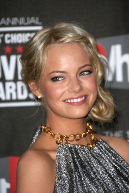 Emma Stone at the 16th Annual Critics' Choice Movie Awards Press Room, Hol