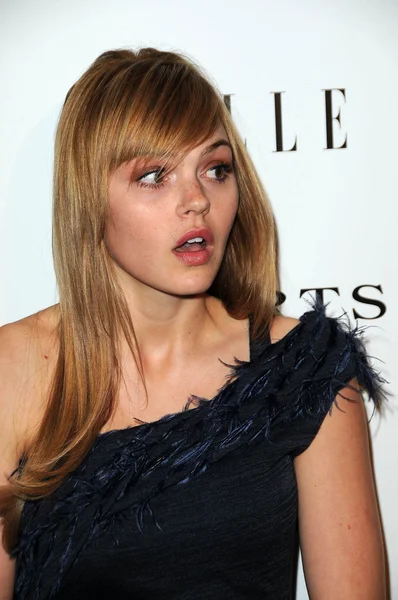 Aimee teegarden kobiet elle w telewizji partii, soho house, zachód holly, ca. 01-25-11 — Zdjęcie stockowe