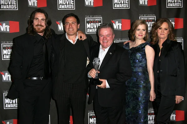 Christian Bale, David O Russell, Jack McGee, Amy Adams e Melissa Leo — Foto Stock