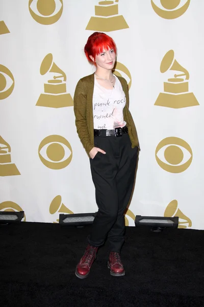 Hayley williams na nominacje do nagrody grammy, koncert klubu nokia, los — Zdjęcie stockowe