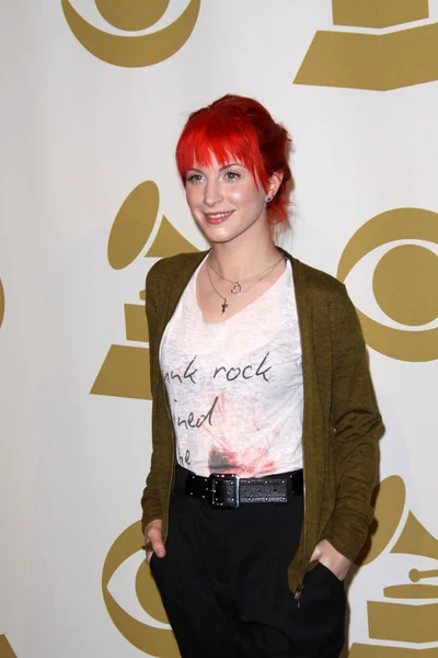 Hayley Williams at the Grammy Nominations Concert Live, Club Nokia, Los A — Stock Photo, Image