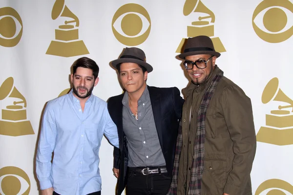 Bruno mars na grammy nominace koncert live, klubu nokia, los angele — Stock fotografie