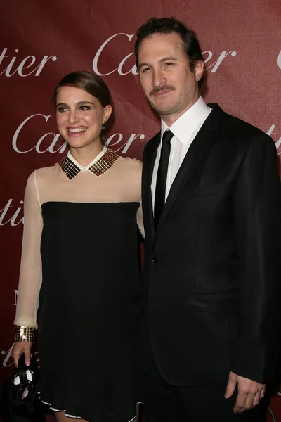 Natalie Portman and Darren Aronofsky at the 22nd Annual Palm Springs Inter — Zdjęcie stockowe