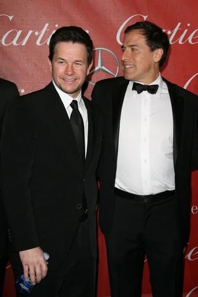 Mark Wahlberg og David O. Russell - Stock-foto