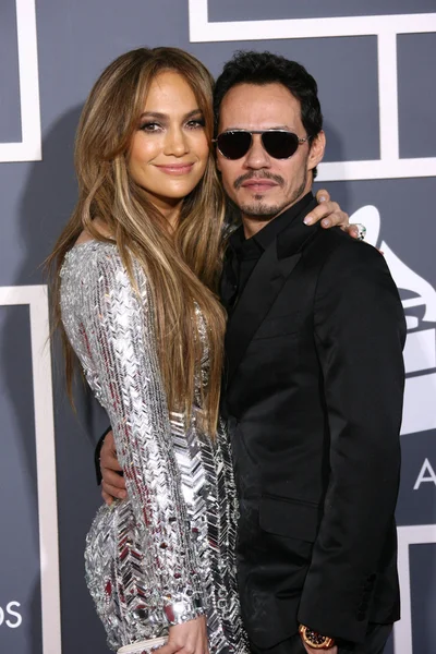 Jennifer Lopez and Marc Anthony — Stock Photo, Image