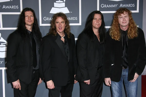 Megadeath en los 53º Premios Grammy Anuales, Staples Center, Los Ángeles, C —  Fotos de Stock