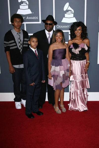 Jimmy Jam, Wife Lisa and Family — Stock Photo, Image