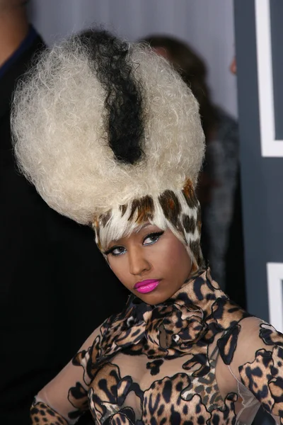 Nicki Minaj at the 53rd Annual Grammy Awards, Staples Center, Los Angeles, — Stockfoto