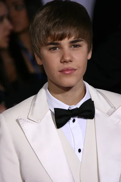 Justin Bieber Przewodniczący — Zdjęcie stockowe