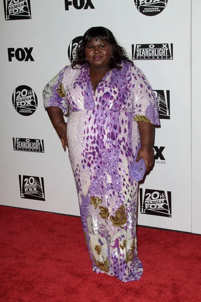 Gabourey sidibe a fox golden globe-után fél, beverly hilton, bever — Stock Fotó