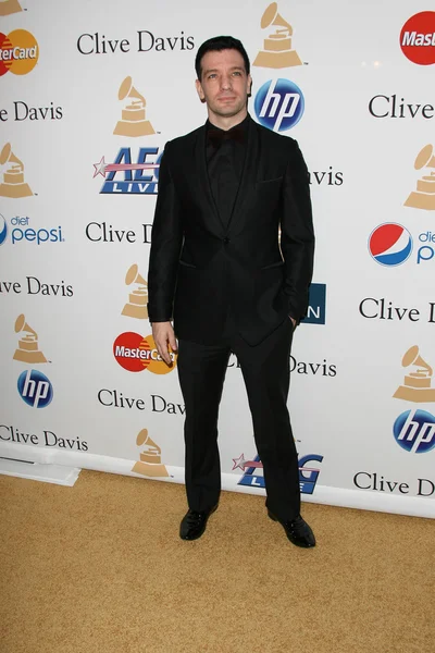 Chace Crawford JC Chasez no Clive Davis Pré-Grammy Awards Party, Beve — Fotografia de Stock