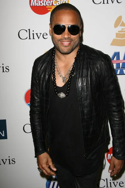 Lenny Kravitz at the Clive Davis Pre-Grammy Awards Party, Beverly Hilton H — Stockfoto