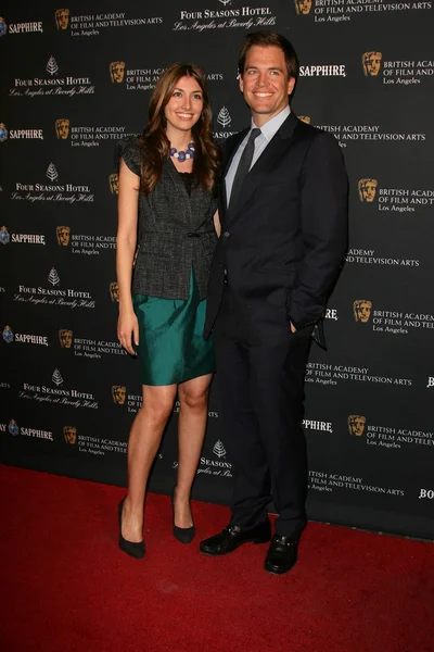 Boyana e Michael Weatherly al BAFTA Los Angeles '17th Annual Awards — Foto Stock