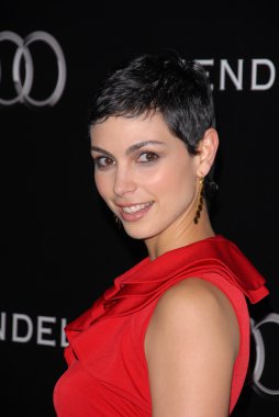 Morena Baccarin at a party by Audi and J. Mendel to Celebrate the 2011 Gol