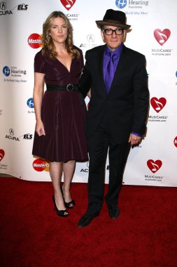 Diana Krall and Elvis Costello at the MusiCares Tribute To Barbra Streisan
