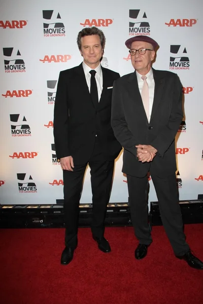 Colin Firth and Geoffrey Rush — Stock Photo, Image