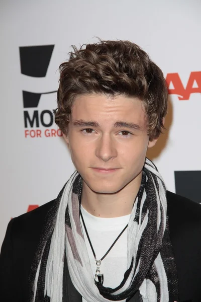 Callan mcauliffe på aarp magazine's filmer för vuxna, beverly wilshire — Stockfoto