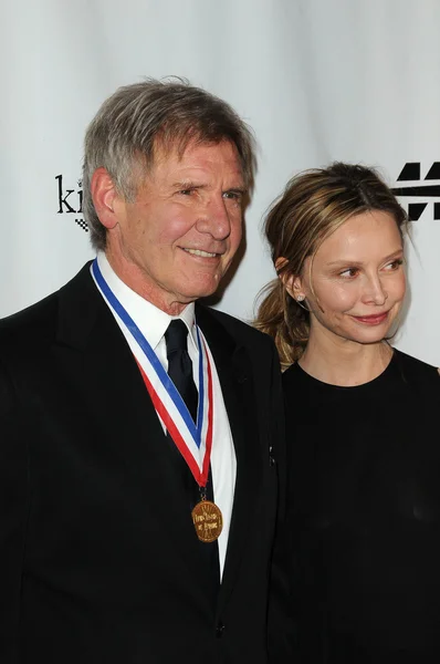 Harrison Ford and Calista Flockhart at the 8th Annual Living Legends of Av — Stock Photo, Image