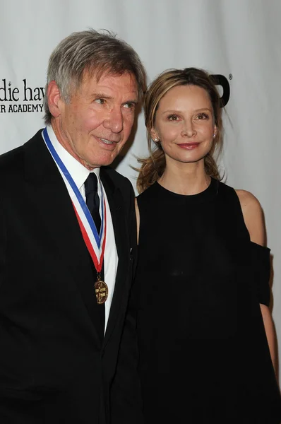 Harrison Ford and Calista Flockhart — Stock Photo, Image