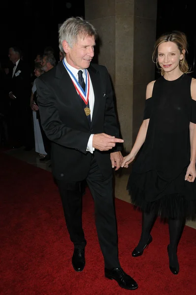 Harrison Ford and Calista Flockhart — Stock Photo, Image