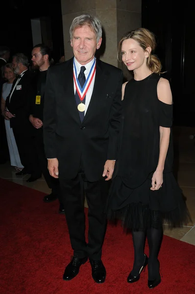 Harrison Ford and Calista Flockhart — Stock Photo, Image